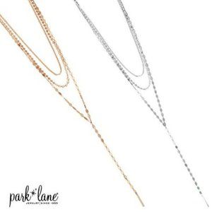 Park Lane SILVER tone ECHO necklace, NWT